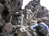 Galapagos 7-1-02 Genovesa Prince Philips Steps Our first stop on Genovesa was a dry landing at a rockfall called El Barranco near the tip of the caldera�s eastern arm, which makes a natural staircase up the 25m cliff. It is usually referred to as Prince Philip�s Steps, named after his Royal Highness Prince Philip who visited the island in the 1960s.